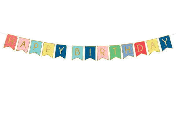 Banner Happy Birthday, mix