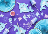 Paper cups narwhal, mix