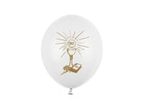 Balloons 27cm, Holy communion, Pastel pure white