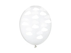 Balloons 30cm, Crystal clear