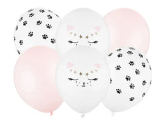 Balloons 30cm, cat, mix