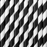 Paper Straws black and white