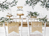 Chair signs bride groom