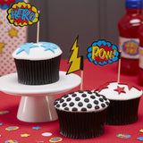 Cupcake Picks - Comic Superhero