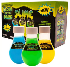 Super Cool Glow in the Dark Slime 3pk