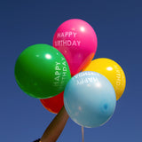 Rainbow Happy Birthday Balloons