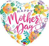 Mother's Day Spring Floral Foil Balloon