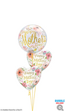 Mother's Day Pink Floral Foil Balloon