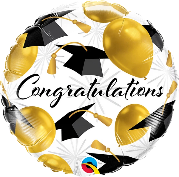 Congratulations Gold Balloons Foil Balloon