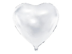 Foil Balloon Heart white