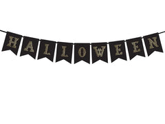 Banner halloween paper garland