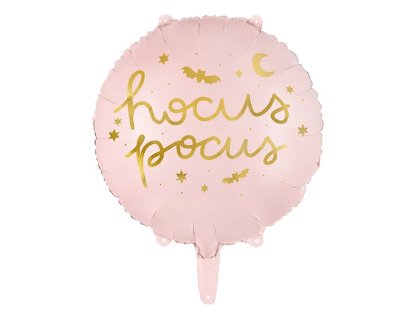 Foil balloon Hocus Pocus pastel pink
