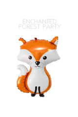 Foil Balloon Woodland fox