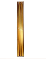 Gold Tall Tapered Candles (x 12)