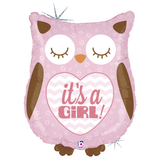 35156H Its A Girl Baby Owl