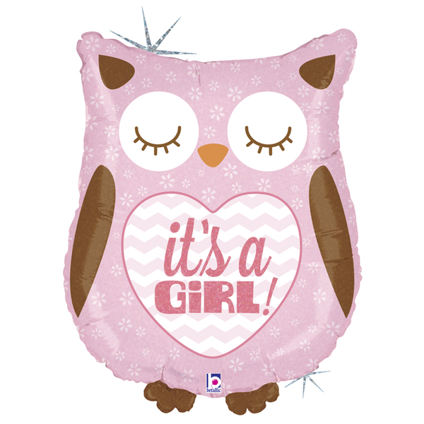 35156H Its A Girl Baby Owl