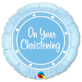 On Your Christening Boy folie ballon