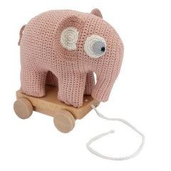 Pull-along Fanto the elephant pink