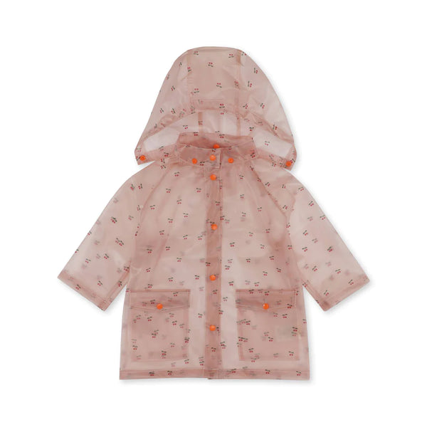 brume raincoat - cherry blush
