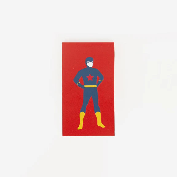 1 mini superhero notebook