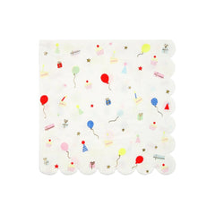 Party Icons Large Napkins (set of 16)