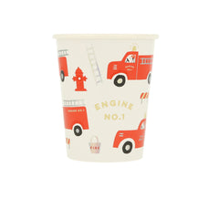 Fire Truck Cups (x 8)