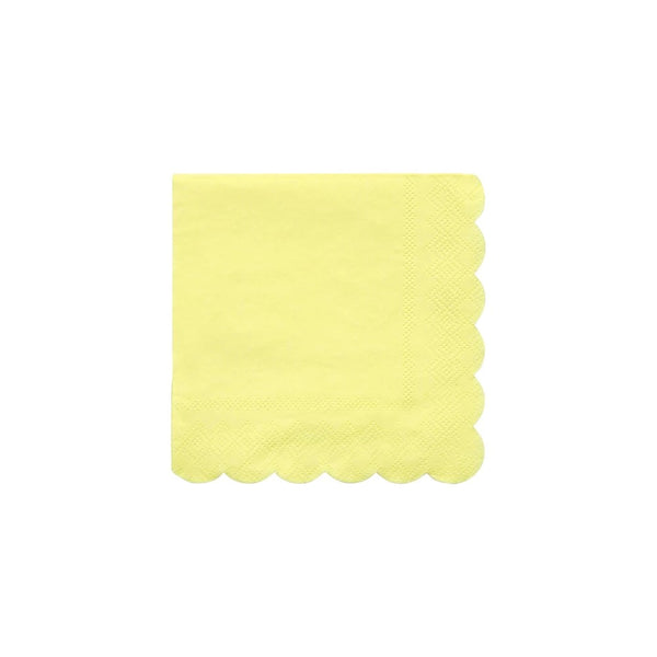 Pale Yellow Small Napkins (set of 20)