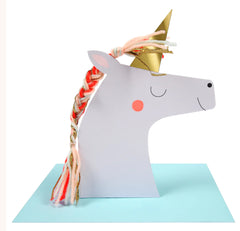 Unicorn Stand-Up Birthday Card
