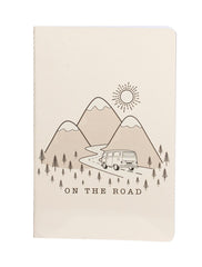 On The Road Cream A5 Notebook