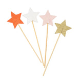 (175753) Glitter Star Wands (set of 8)