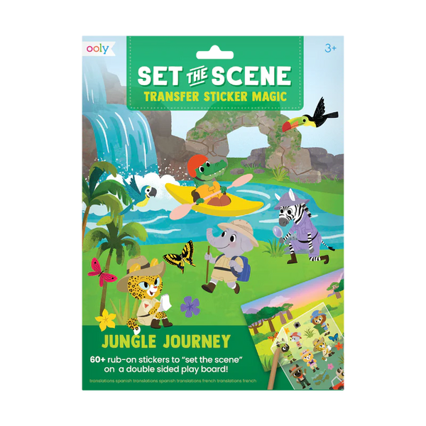 set the scene transfer stickers magic - jungle journey