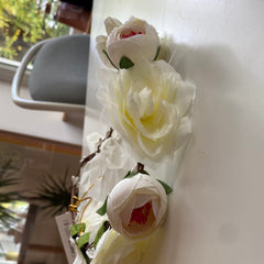 Flower Crown white 17cm