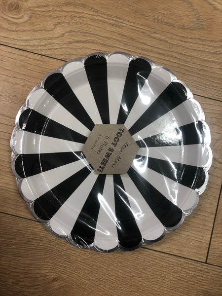 Zebra Plates (large) Back