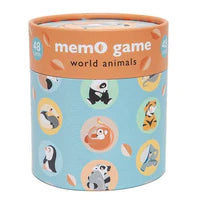 Memo game world animals /3yrs+