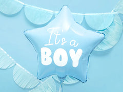 Foil Balloon Star It's a boy blue