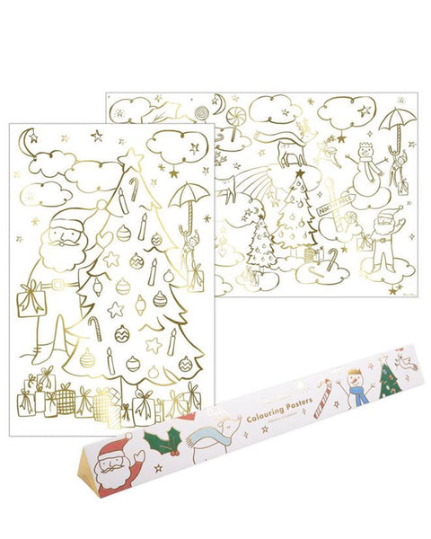 Colouring Posters christmas