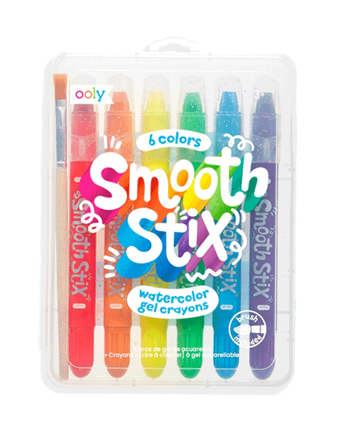 Smooth stix watercolor gel crayons 7 piece se