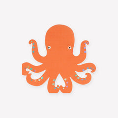 Octopus Napkins (x 16)