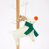 Reindeer Felt Christmas Tree Ornament