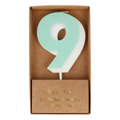 Number 9 Candle