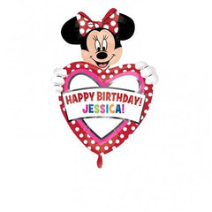 Minnie Mouse Personalised Shape Foil
