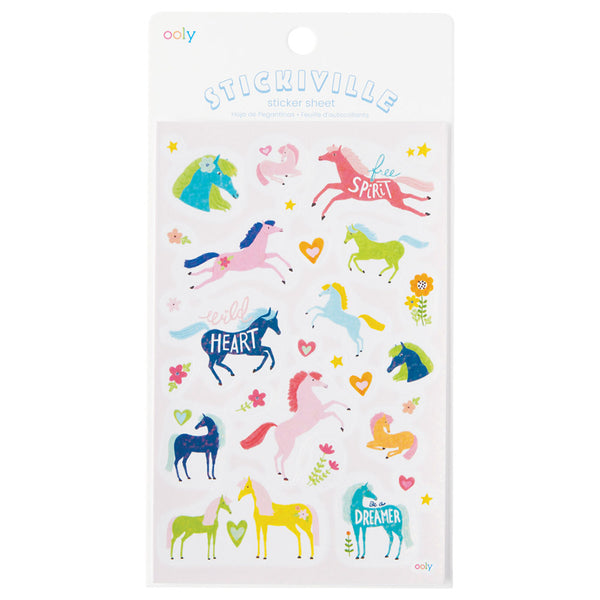 Ooly - Stickiville Stickers - Standard - Wild Horses