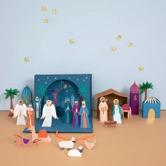 (208702) Nativity Paper Craft Advent Calendar