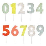 (158446) Number candle - 7 yellow