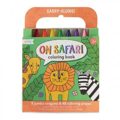 Coloring Book with Crayons On Safari (138-020)