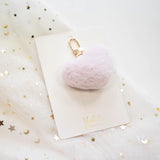 Bag jewelry - Pink pompoms