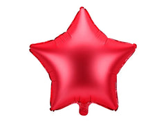 Foil balloon Star red
