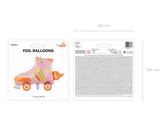 Foil balloon Roller Skate