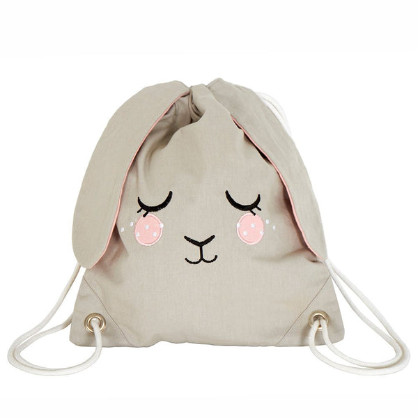 Bunny Grey Gym bag / backpack