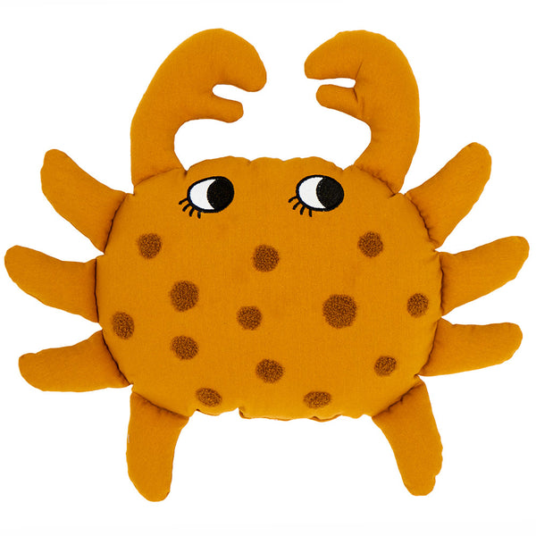 Crab Cushion Yellow Ocre